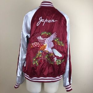 Japan Slam Varsity Bomber Jacket Embroidered